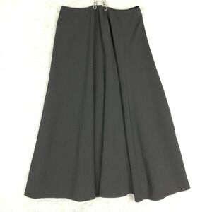 Jones New York Womens Skirt A Line Midi Charcoal Gray Lined Flowy 8